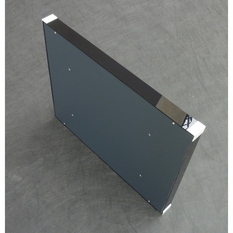 Solar Edelstahlschild 50x40cm für Zaunmontage