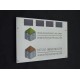 Solar Edelstahlschild 70x50cm für Wandmontage